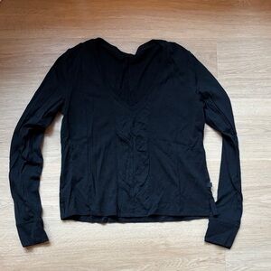 lululemon athletica Lab Black Long Sleeve Top
